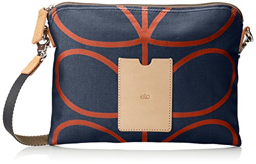 Orla Kiely Matt Laminated Giant Linear Stem Print Travel Pouch