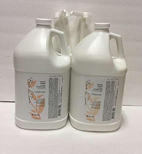 Bain De Terre Coconut Papaya Ultra Hydrating Shampoo & Conditioner Gallon Plus Pumps