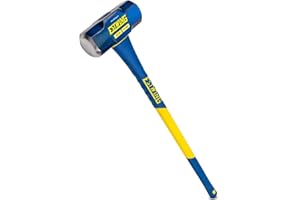 Estwing 16-Pound Hard Face Sledge Hammer, 36-Inch Fiberglass Handle (ESH-1636F)