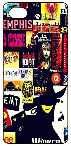 Generic Broadway Musical Collage Iphone 6 Plus Iphone 6s Plus Case (Black TPU)