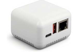 FAUOSWUK USB 2.0 Print Server Wireless Print Server for USB Printer LAN Print Share Server Wireless Printer Server Adapter wi