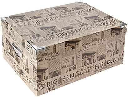 Caja con tapa 50 x 35 x 25 cm Big Ben: Amazon.es: Hogar