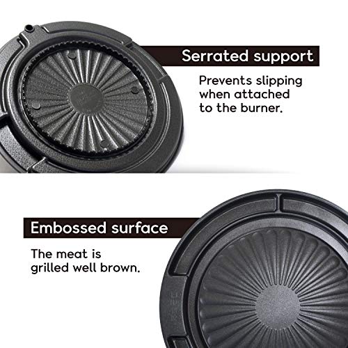 CookKing Master Grill Pan, Korean Traditional BBQ Indoor & Outdoor