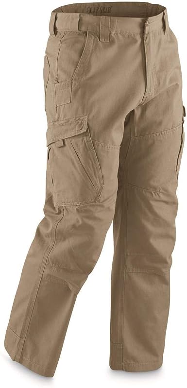 Amazon.com: Guide Gear Pantalones de trabajo para hombre Flex Canvas Cargo:  Clothing
