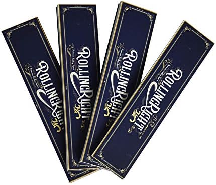 ROLLING RIGHT Rolling Papers - Pack of 5 - King Size Slim 12.5GSM - 32 Leaves Each - Worth The Money!!!