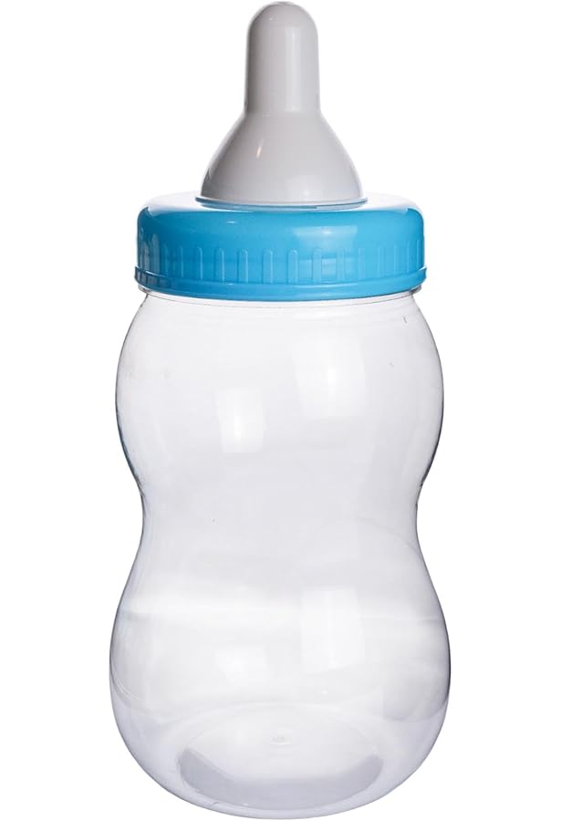 Amazon.com: Blue Baby Plastic Bottle Bank - 11.12