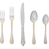 Juliska Berry &amp; Thread 5pc Place Setting - Polished with Gold
