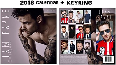 LIAM PAYNE SQUARE WALL CALENDAR 2018 + LIAM PAYNE KEYRING