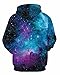 GLUDEAR Unisex Realistic 3D Digital Print Pullover Hoodie Hooded Sweatshirt