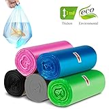 Alimu Small Trash Bags, 5 Gallon Small Garbage Bags Thicken Material Wastebasket Liners Bags Small Size 20-Liters For Office, Home, Bathroom, Kitchen, 120 Counts