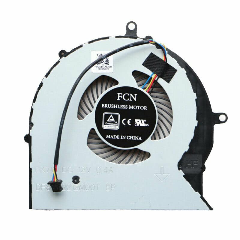 CPU Cooling Fan Replacement Compatible With ASUS FX63VM FZ63VM FX63V FX63VM7300 FX63VM7700 FX503VM S5AM GL703 ROG Strix GL703V GL703VD GL703VM Series DC12V 0.4A