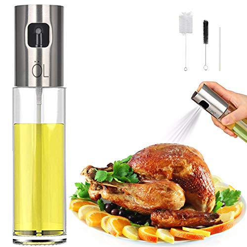 Olive Oil Sprayer for Cooking Oil Spritzer Mister for Air Fryer Glass