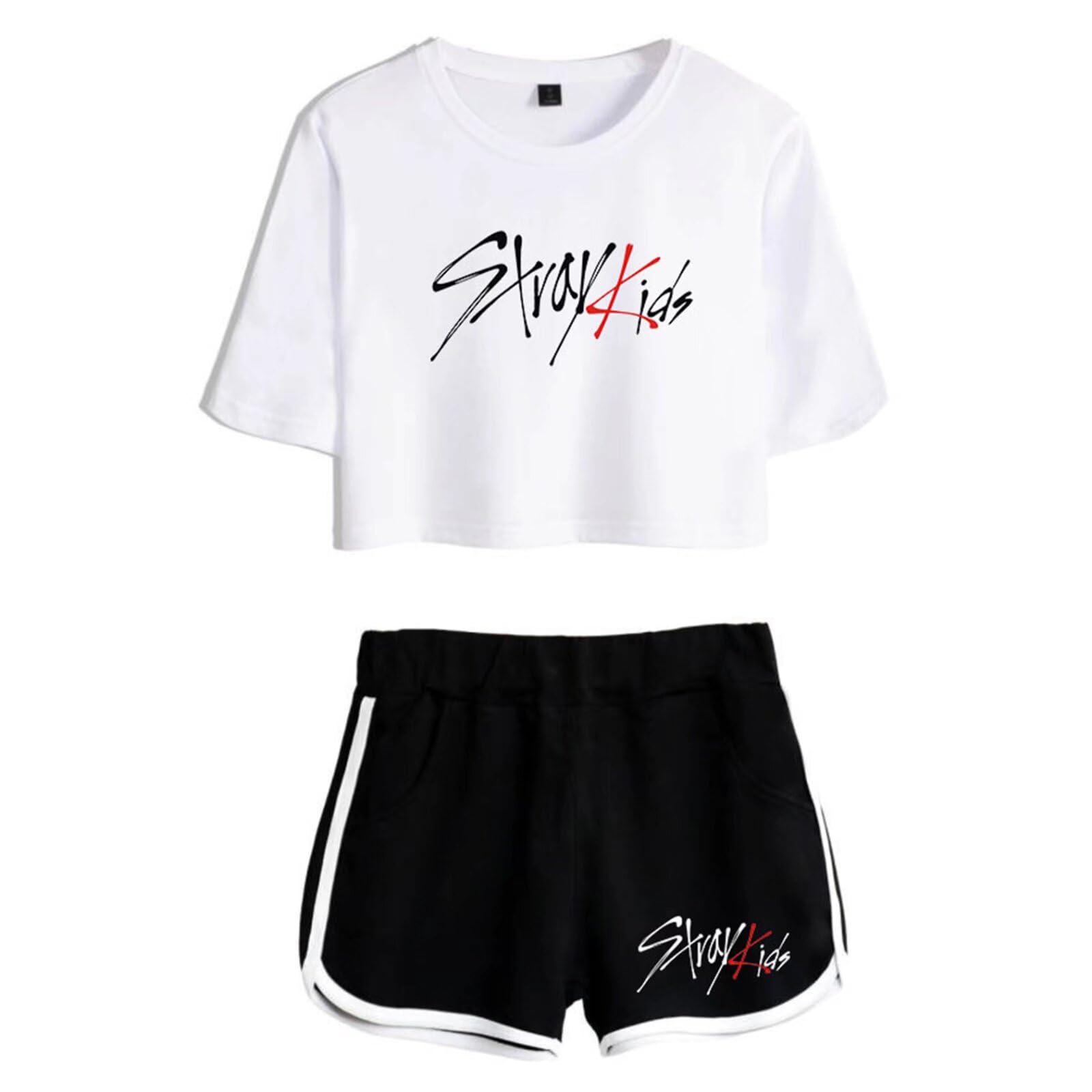 YJYP Kpop Tshirt+Shorts Felix Jisung Hyunjun
