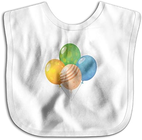 Balloons Icon Bibs Saliva Towel Cute Newborn Baby Convenient Towel White