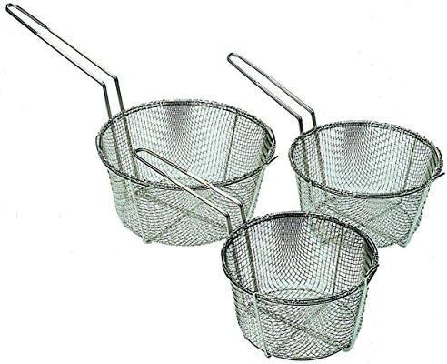 Update International (FB-8) 8 1/2" Round Wire Fry Basket