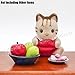 Odoria 1:12 Miniature Fruit Bowl Glass Tableware Dollhouse Kitchen Accessories