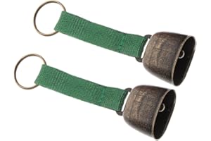 MOBUTOFU Bear Bell Bear Bells for Camping Metal Bear Bells Cloth Loud Bell