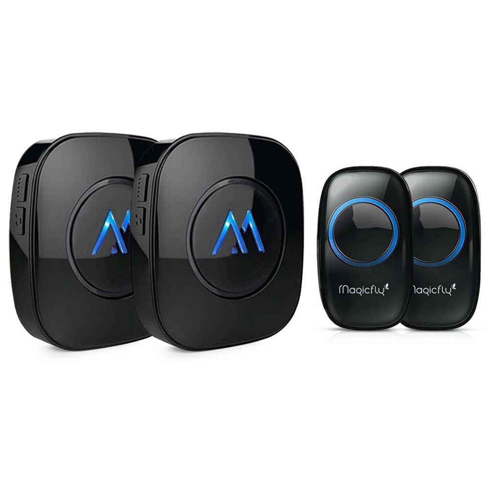 Magicfly Expandable Wireless Doorbell Kit Operating at 1000 ft Range