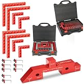 14 PCS Setup blocks Woodworking &amp; 8 Pack Corner Clamps