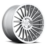 ROTIFORM Ind-T Rim 18x8.5 5x112 Offset 45 Silver Machined (Qty of 1)