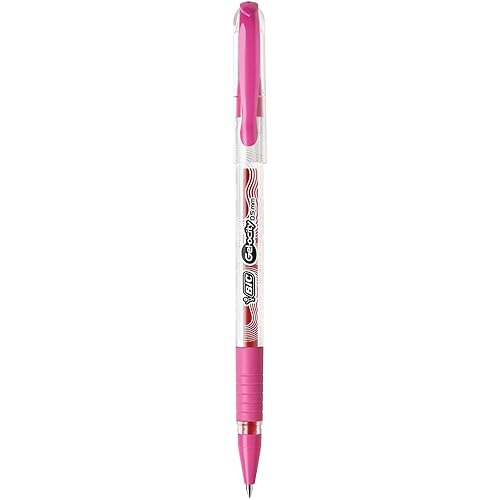 BIC Gel-ocity Smooth Stic Gel Pen, Fine Point Assorted