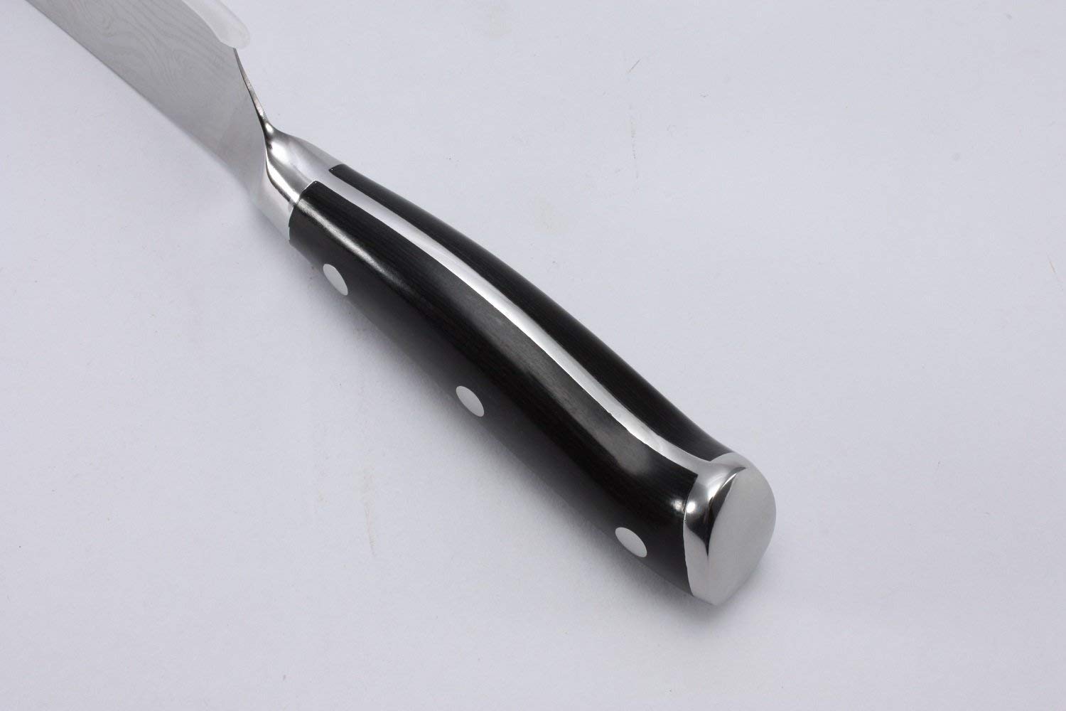 ADEENCOM Professional Chef Knife Sharp and Rust-Free, 8 Inch German Stainless Steel, Comfortable Pikkawood Handle, Multipurpose for Home, Kitchen and Restaurant, Top Quality Knives