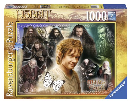 Ravensburger 19081 - The Hobbit: Treue Gefährten-Puzzle, 1000 Teile – Bild 3