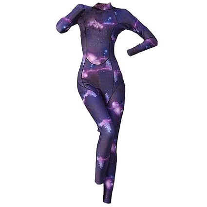 LOPILY Damenmode Neoprenanzug Surfbekleidung Wetsuit Drucken UV Schutz Sonnencreme Taucheranzug Wassersport Anzug Schlankheit