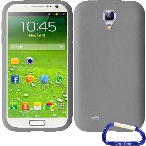 Gizmo Dorks Silicone Jelly Gel Skin Case Cover for the Samsung Galaxy S4, Smoke