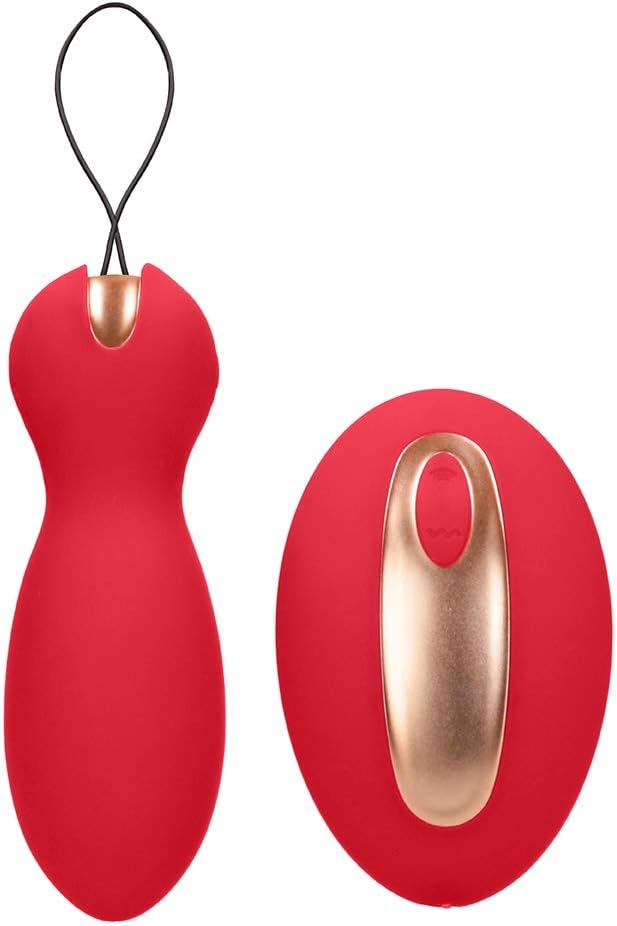 Shots Dual Vibrating Toy, Purity, Red