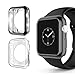 Apple Watch Series 2 42mm Case, Alritz 2 Pack Soft Slim TPU Bumper Case Scratch Resistant Protective Cover for iWatch Series 2, Black + Clear