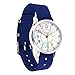 EasyRead Time Teacher Children's Watch, 12 & 24 Hour Time, Rainbow Colors, Navy Blue Strap
