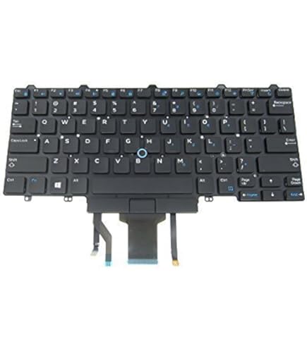 Teclado para laptop, retroiluminado, sem acabamento de teclado