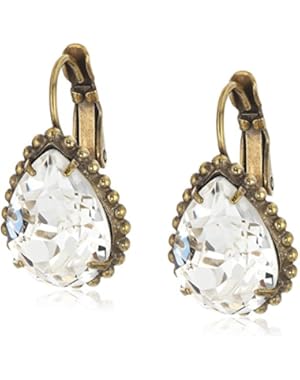 Pear Cut Drop Earrings