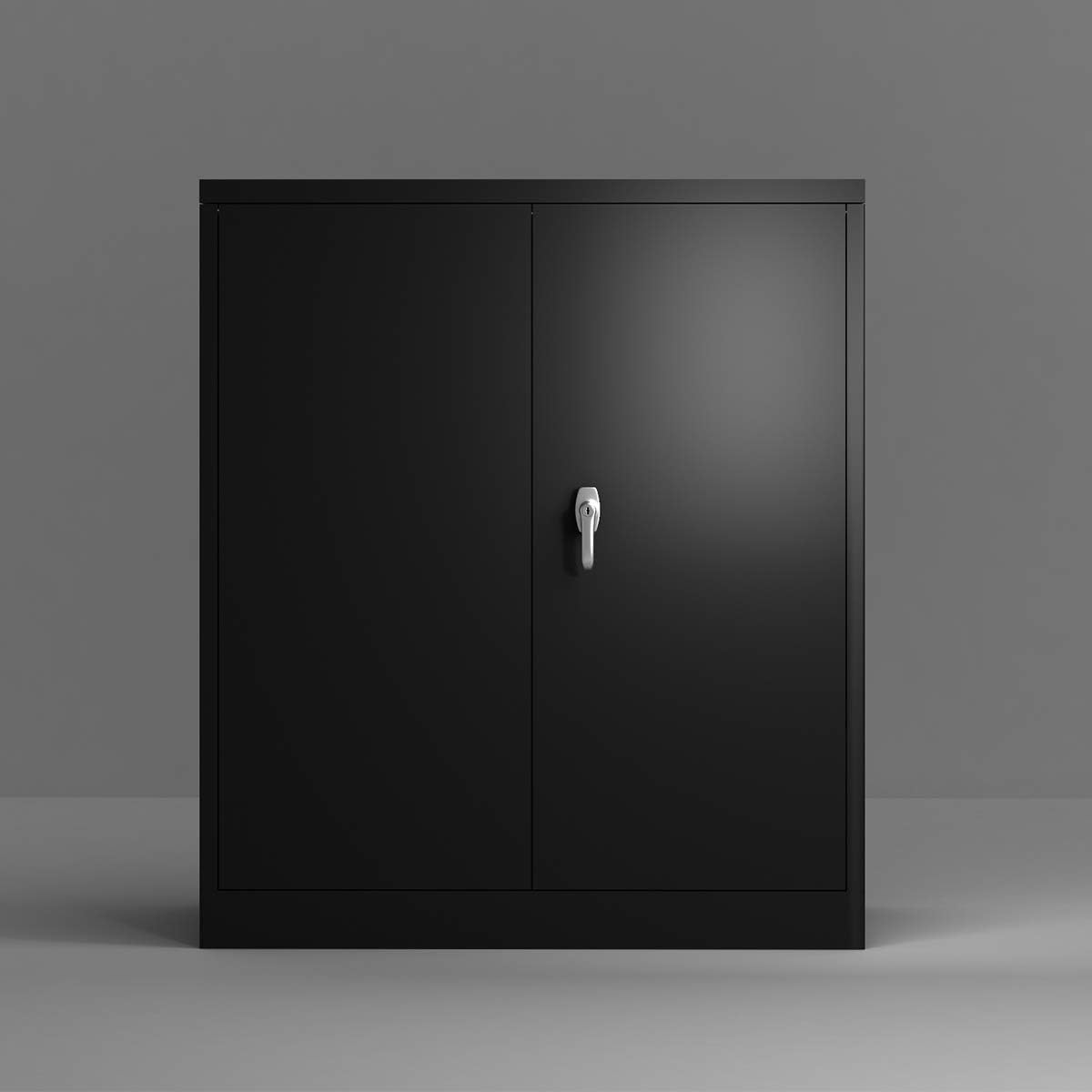 Steel Storage 3 Shelf Metal Storage with 2