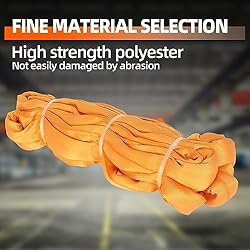 FAHKNS 20' Polyester Round Sling Endless Lifting