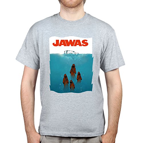 Jawas Jaws Mashup T-shirt M Sports Grey 