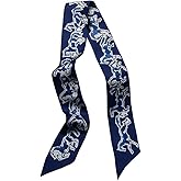 JERLA 100% Mulberry silk Scarf Head Hair Ribbon Handbag Handle wrap Tie Bundle Neckerchief Scarf for women