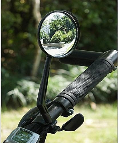 superdream 360° Rotation Mountain Road Bike Rear View Mirror Suitable for the Handlebar 0.71"-0.79" 1 Pair