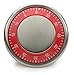 RSVP Endurance Stainless Steel Easy Read Kitchen Timer, Red