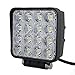 SUCOOL 2pcs one pack 4 inch square 48w led work light off road Flood lights truck lights 4x4 off road tractor jeep work lights fog lamp For Jeep Cabin/Boat/SUV/Truck/Car/ATV/automative/ 10-30V