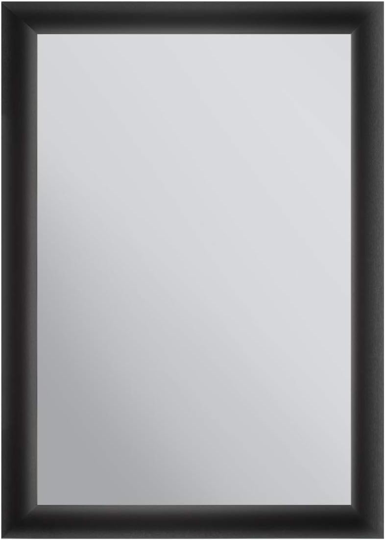 New Black Wooden Frame Extra Large Wall Mirror 206 x 145cm 6ft9 x 4ft9