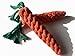 Reelok Pet Dog Puppy Cat Chewing Rope Carrot Shaped Molar Cotton Knot Clean Teeth Healthy Teeth Chew Fun Toy Easter Toy by Reelok