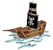 Beistle 54597 Pirate Ship Centerpiece, 18-1/2-Inch by 26-Inch primary