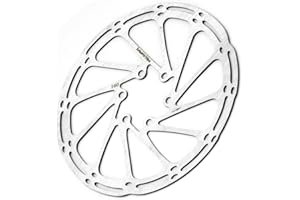 HOUSON Brake Disc for Mountain Bikes & Road Bikes - Reinforced 2mm Steel Disc with Triangular Slots - Compatible with 140/160
