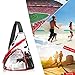 Clear PVC Sling Bag - Stadium Approved Transparent Shoulder Crossbody Backpack