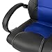 Best Choice Products Executive Racing Office Chair PU Leather Swivel Computer Desk Seat High-Back Blue
