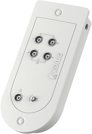 König TV-Verstärker (20 dB, 4X Ausgang, Verstärkungsregelung)