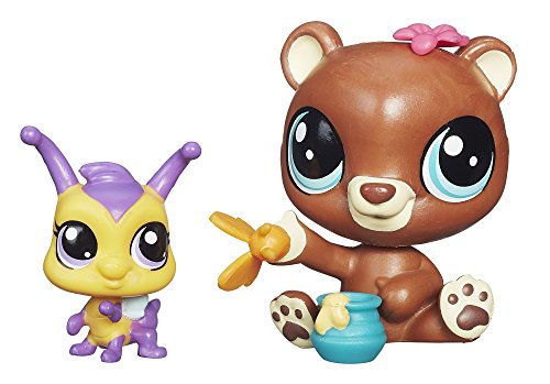 Littlest Pet Shop Pet Pawsabilities Happy Honeyman and Brianna Buzzer Doll