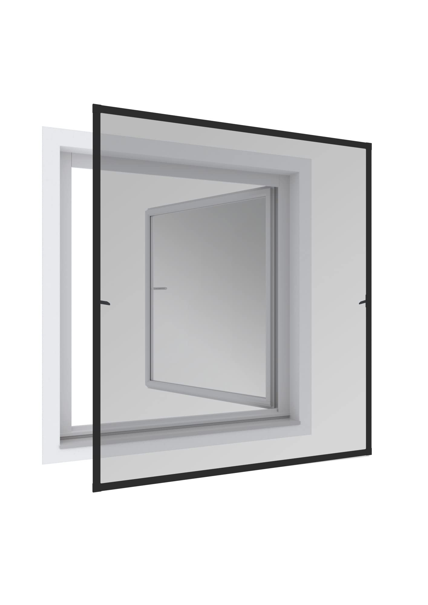 Windhager Fly Screen Expert Window Blind, grey, 03996